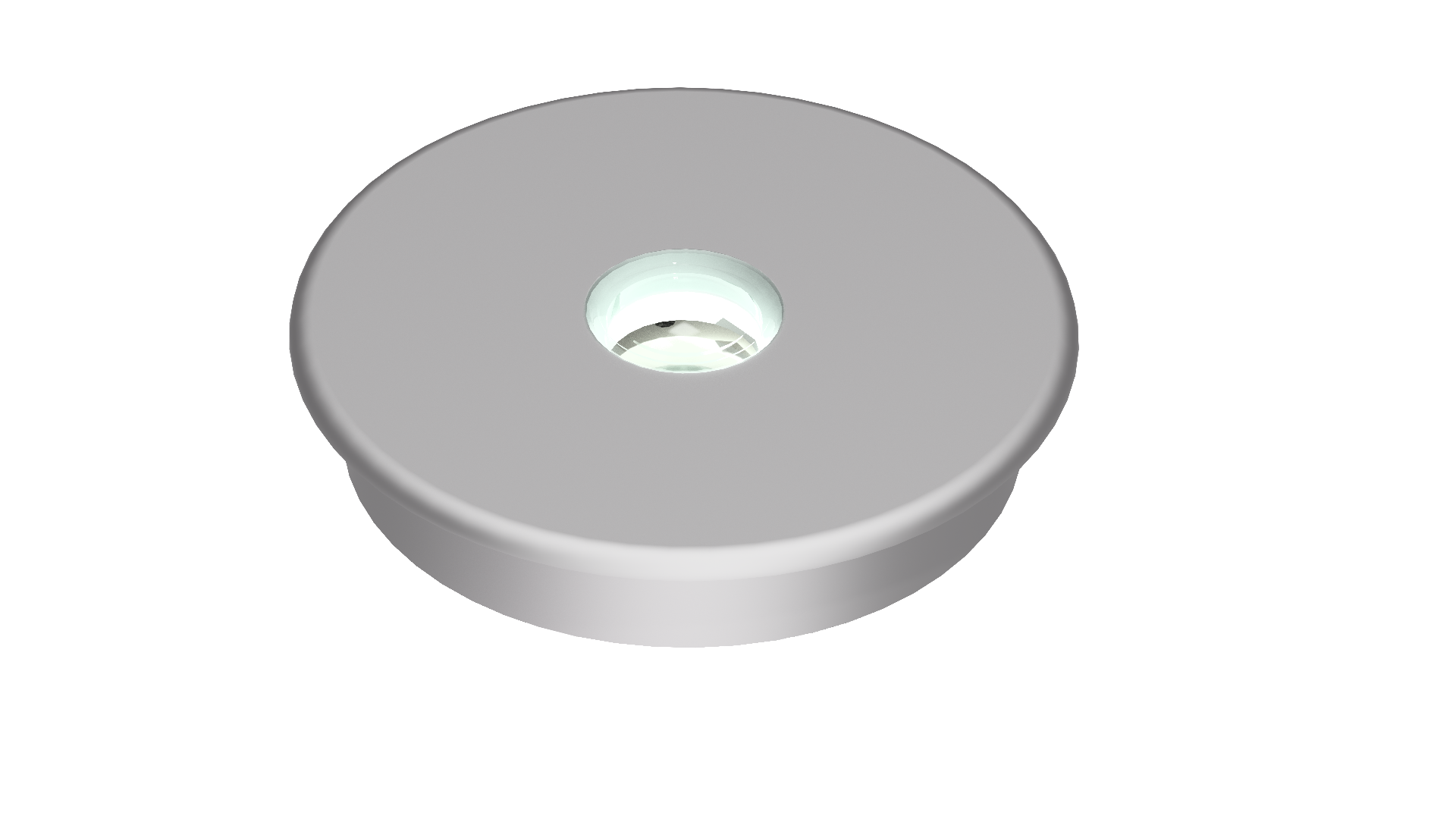 Decklight, White/White/Red light, Flush mnt